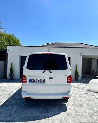 Volkswagen Caravelle cena 109400 przebieg: 198700, rok produkcji 2017 z Wrocław małe 92